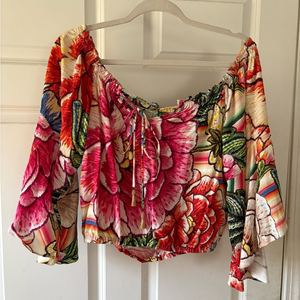 Floral Off-Shoulder Women's Top